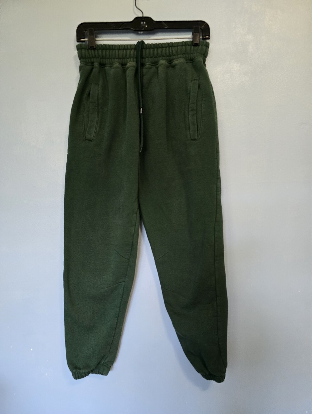 Hours Womens Green Drawstring  Sweatpants Joggers S